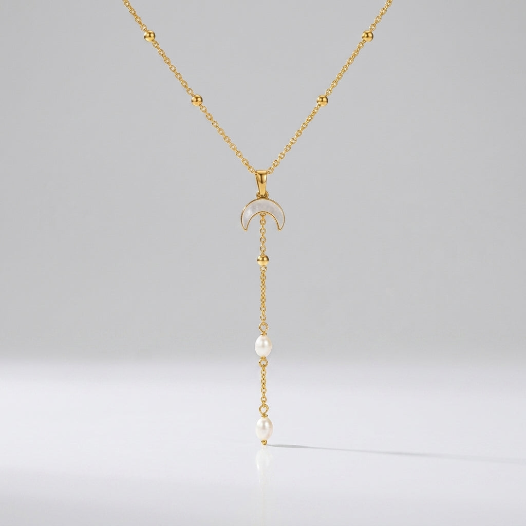 Jellyfish Lariat Necklace