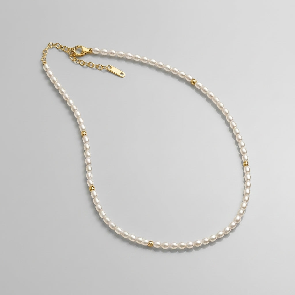 Aloha Pearl and Gold Choker (Bundle)