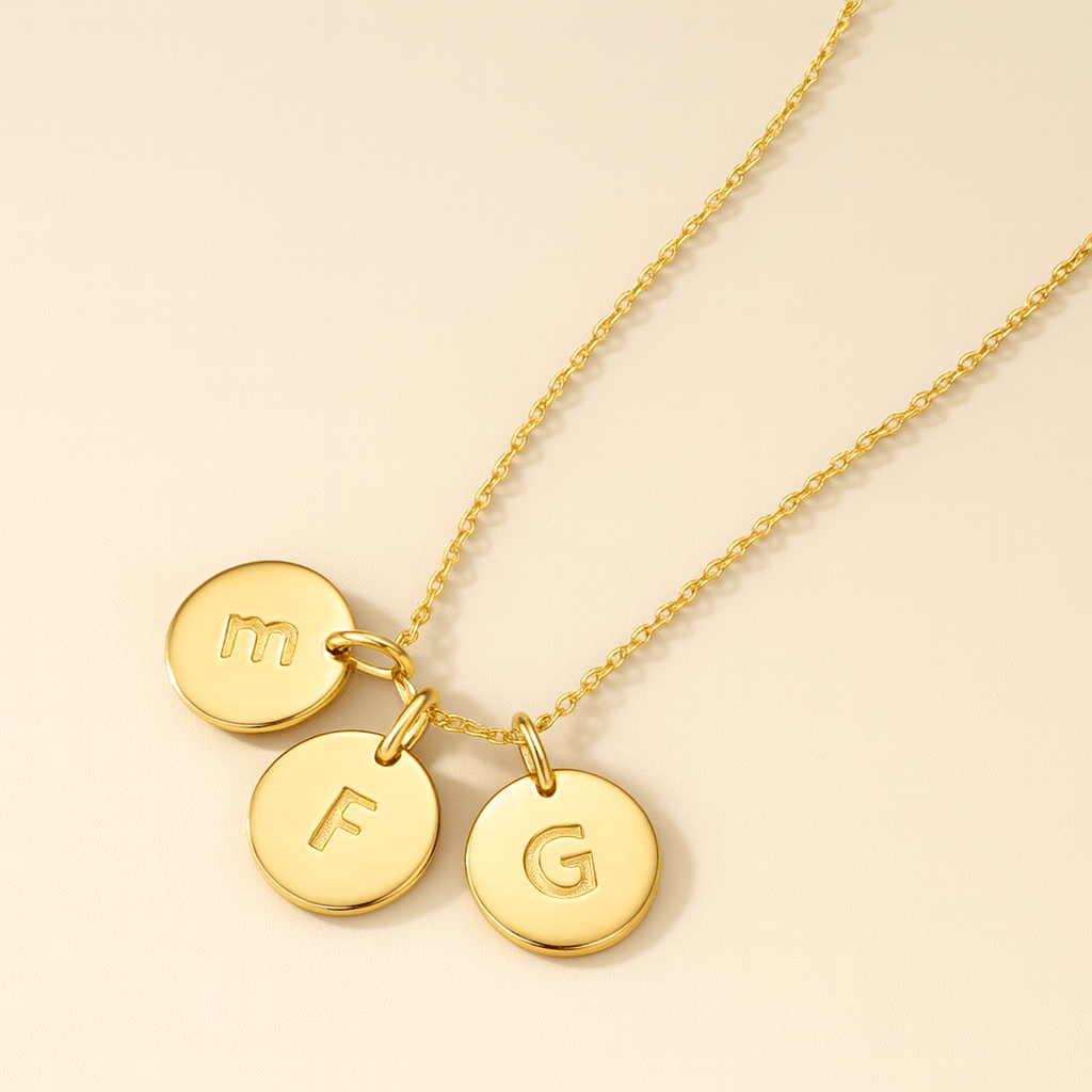 Aura Initial Necklace (Bundle)