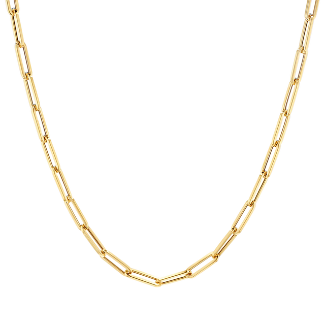 Maui Paperclip Necklace worn