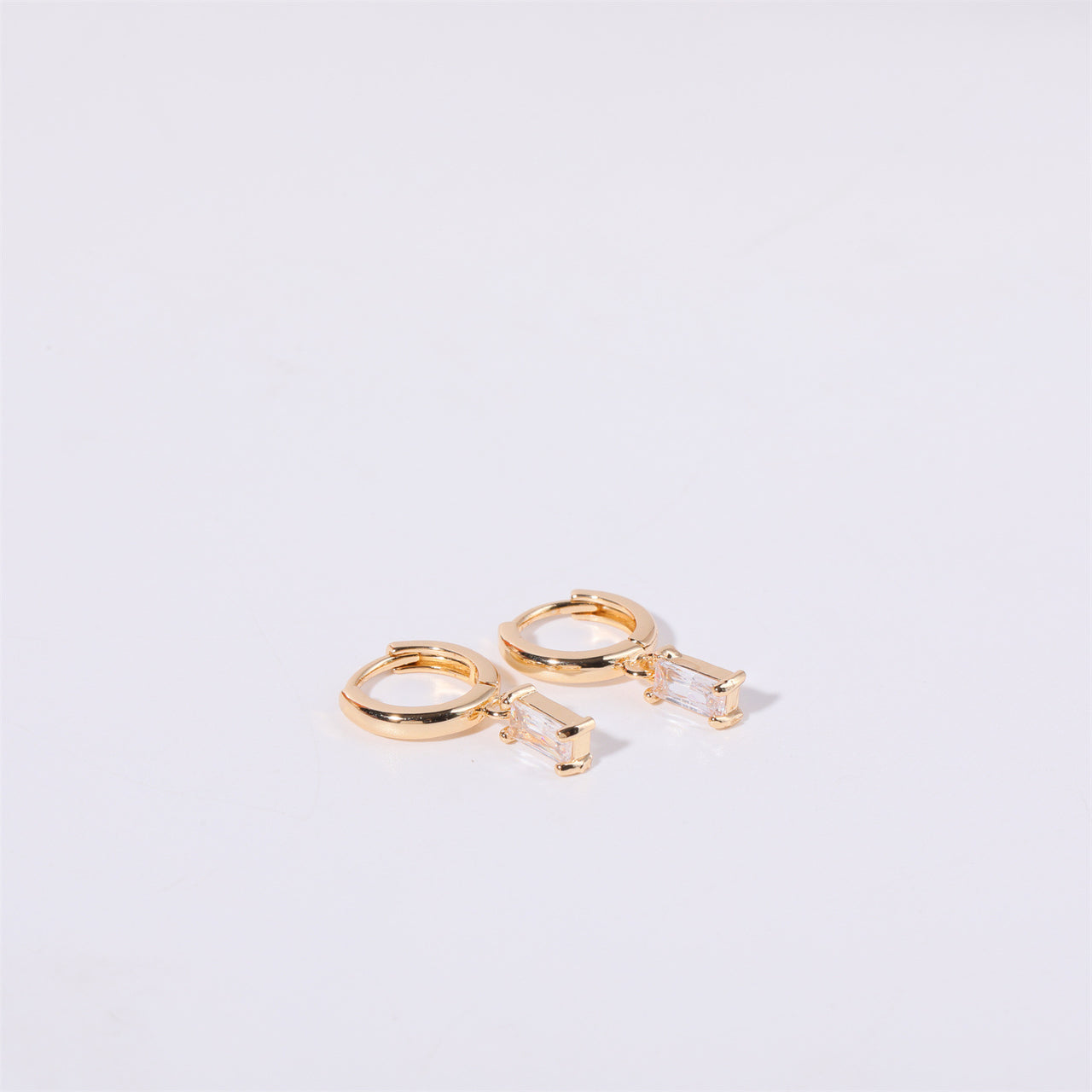 Bella Birthstone Huggies Earrings