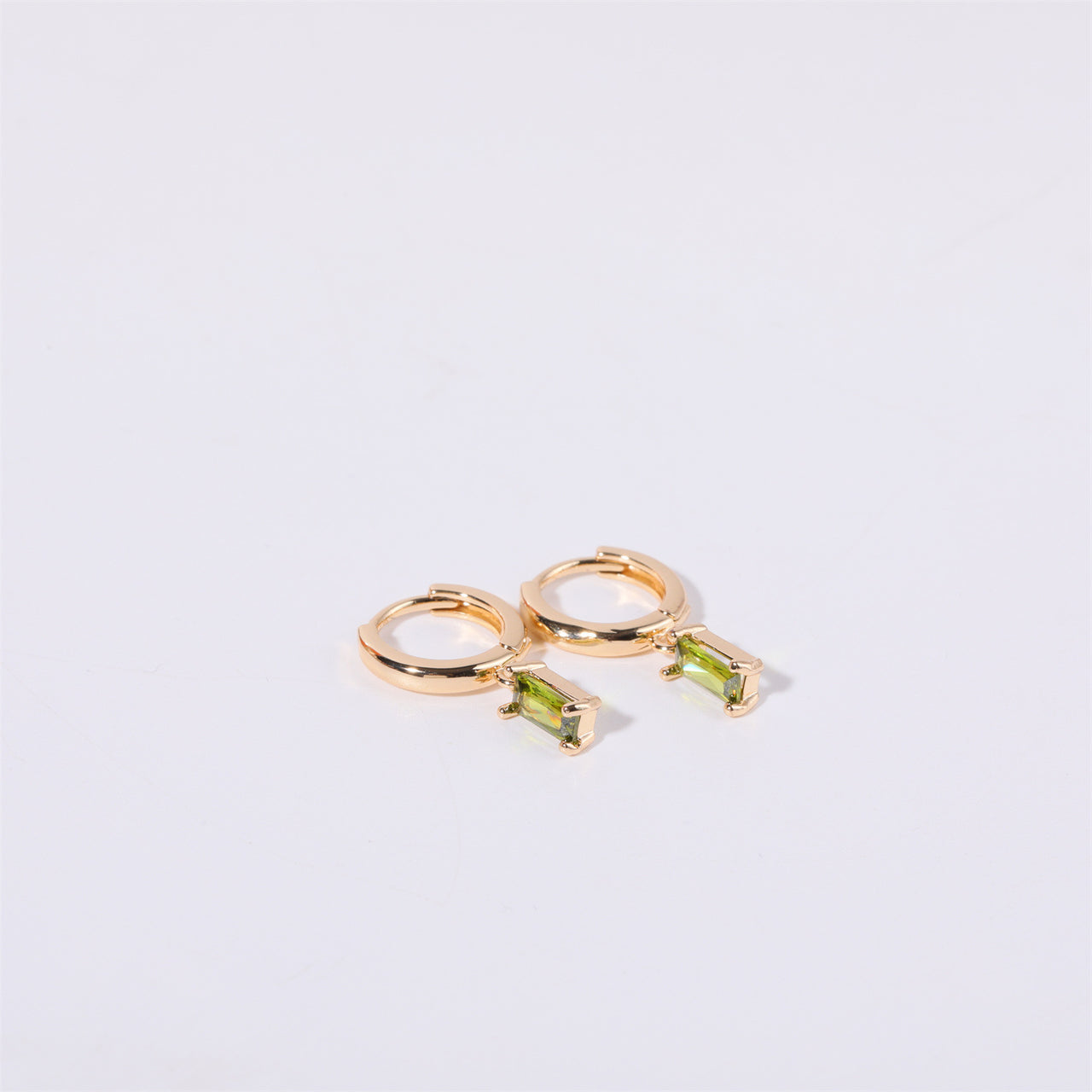 Bella Birthstone Huggies Earrings