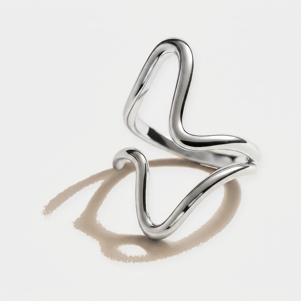 Isla Wave Ring — Silver