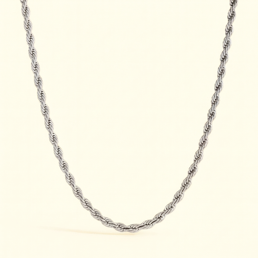Coco Rope Necklace (Bundle) — Silver