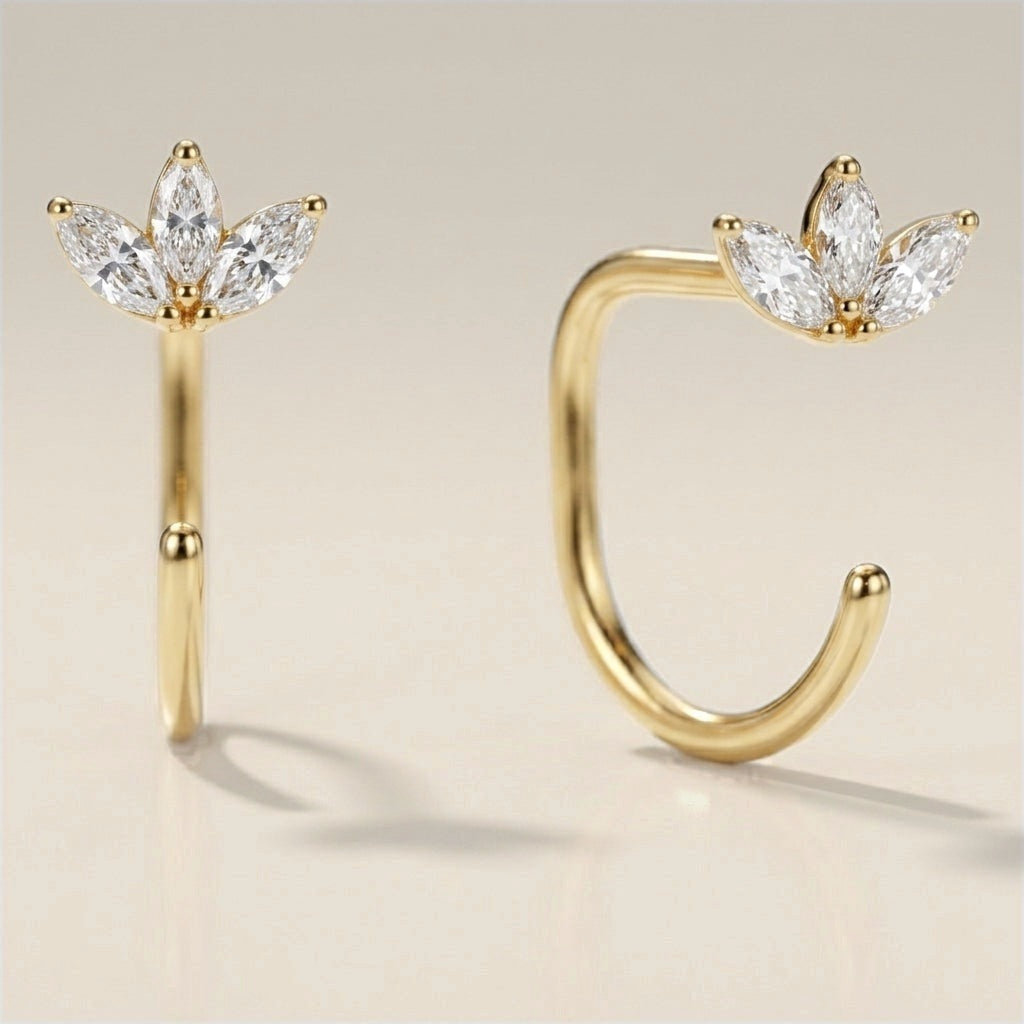 Palm Fruit Comfort Earrings