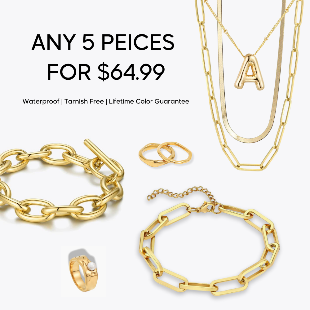 Any 5 Piece WaterProof Jewelry Bundle