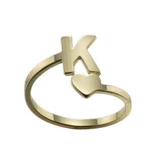 Fae® Initial Heart Ring