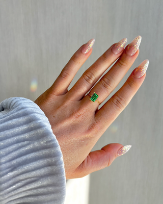 Addison® Adjustable Emerald Ring