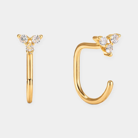 Trinity Star Comfort Earrings