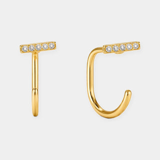 Diamond Bar Comfort Earrings (Bundle)