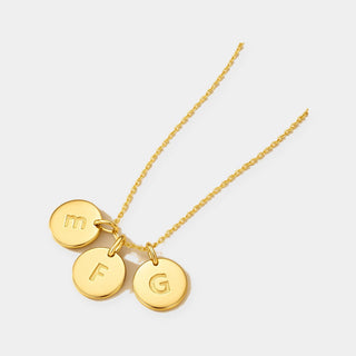 Aura Initial Necklace (Bundle)