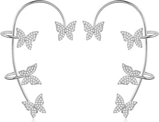 Lorena® Diamond Butterfly Ear-clip