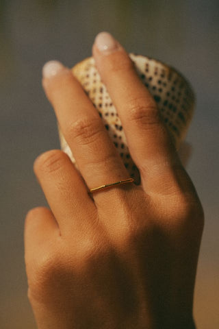 Bamboo Stacker Ring