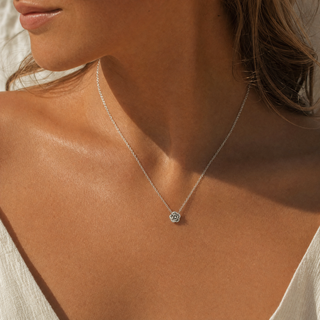 Ever Bloom Necklace lifestyle on model