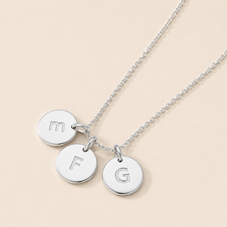 Aura Initial Necklace (Bundle)
