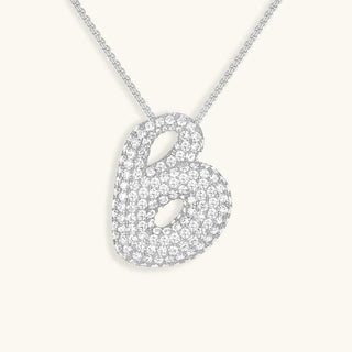 Hailey Bubble Initial Necklace