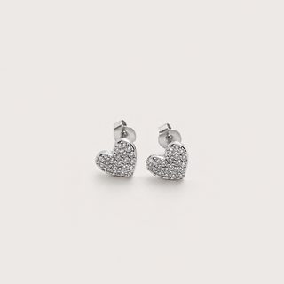 Capri Heart Studs