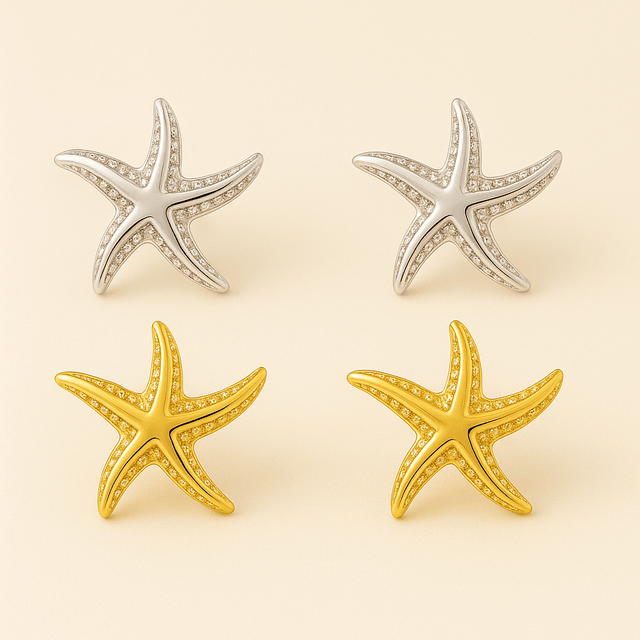 Mini Starfish Earrings