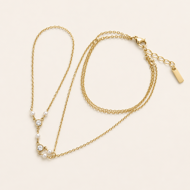 Lunelle Crystal HandChain - PreSale