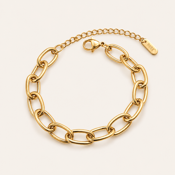 Tulum Chunky Paperclip Bracelet