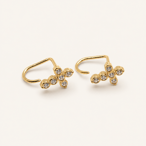 Cross Comfort Earrings
