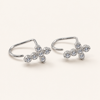 Cross Comfort Earrings