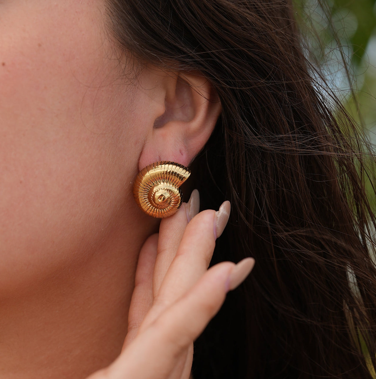 Chunky Shell Earrings