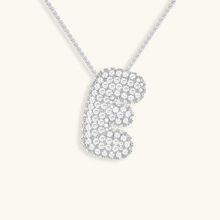 Hailey Bubble Initial Necklace