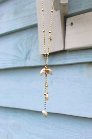 Jellyfish Lariat Necklace