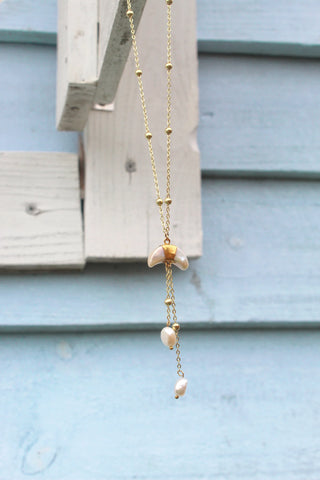 Jellyfish Lariat Necklace