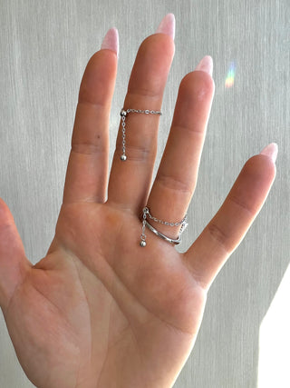 Addison® Adjustable Round Diamond Chain Ring