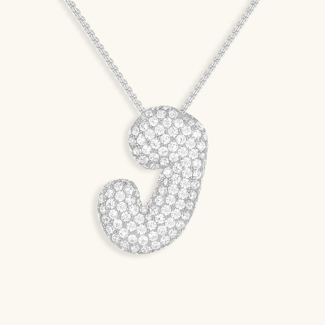 Hailey Bubble Initial Necklace