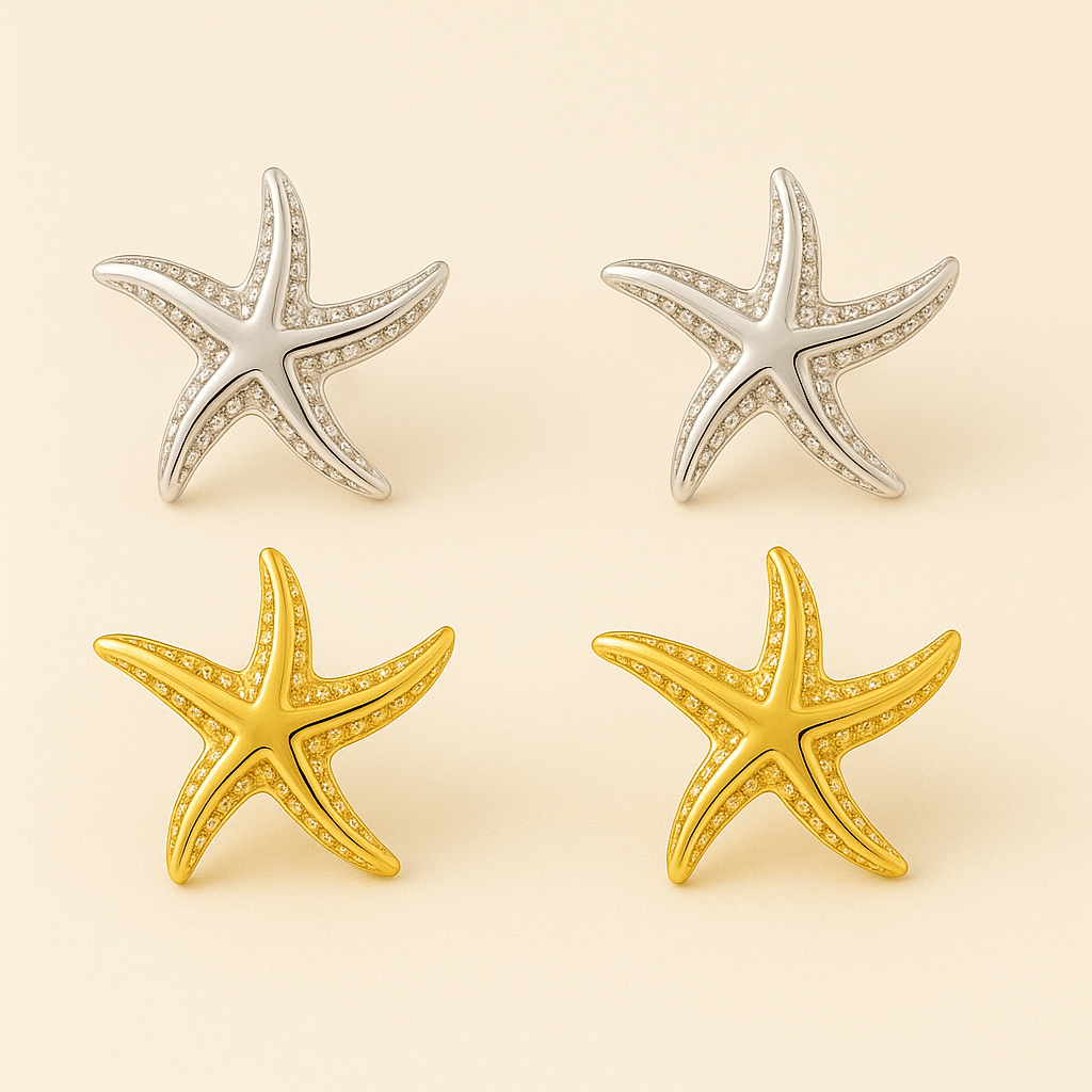 Mini Starfish Earrings (Bundle)