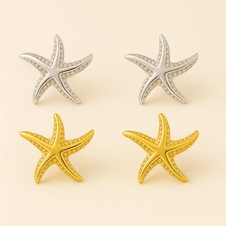 Mini Starfish Earrings (Bundle)