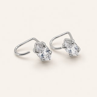 Rhombus diamond Comfort Earrings