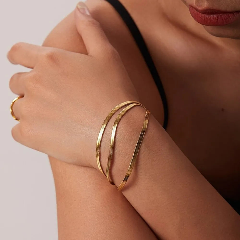Chelsea Herringbone Bracelet (Bundle)