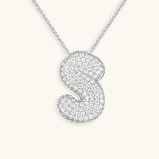 Hailey Bubble Initial Necklace