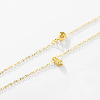 Ellie® Paris Hearts Padlock Necklace
