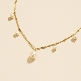 Santorini Pearl Necklace