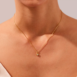 Ellie® Paris Hearts Padlock Necklace
