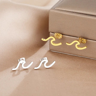 Shelly® Ocean Wave Studs