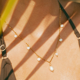Santorini Pearl Necklace (Bundle)
