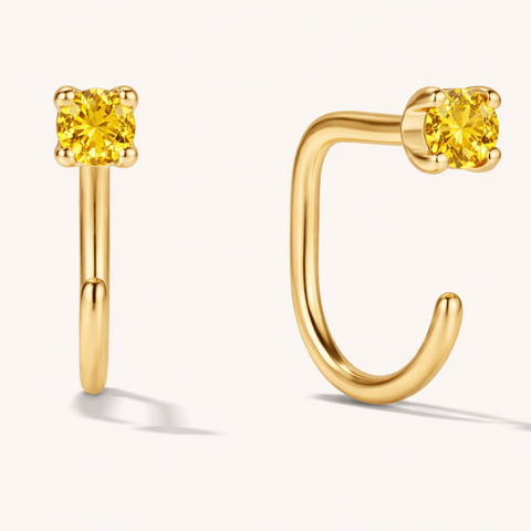 Summer Star Comfort Earrings Citrine Earrings