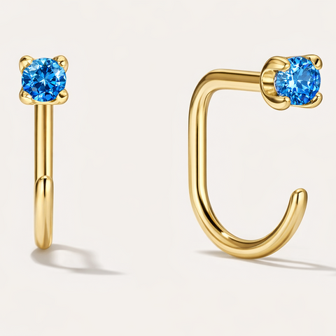 Summer Star Comfort Earrings Sapphire Earrings