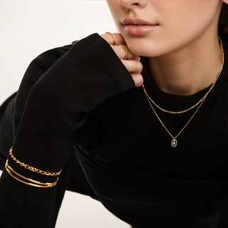 Angelica® Gold Initial Necklace