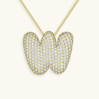 Hailey Bubble Initial Necklace