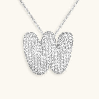 Hailey Bubble Initial Necklace