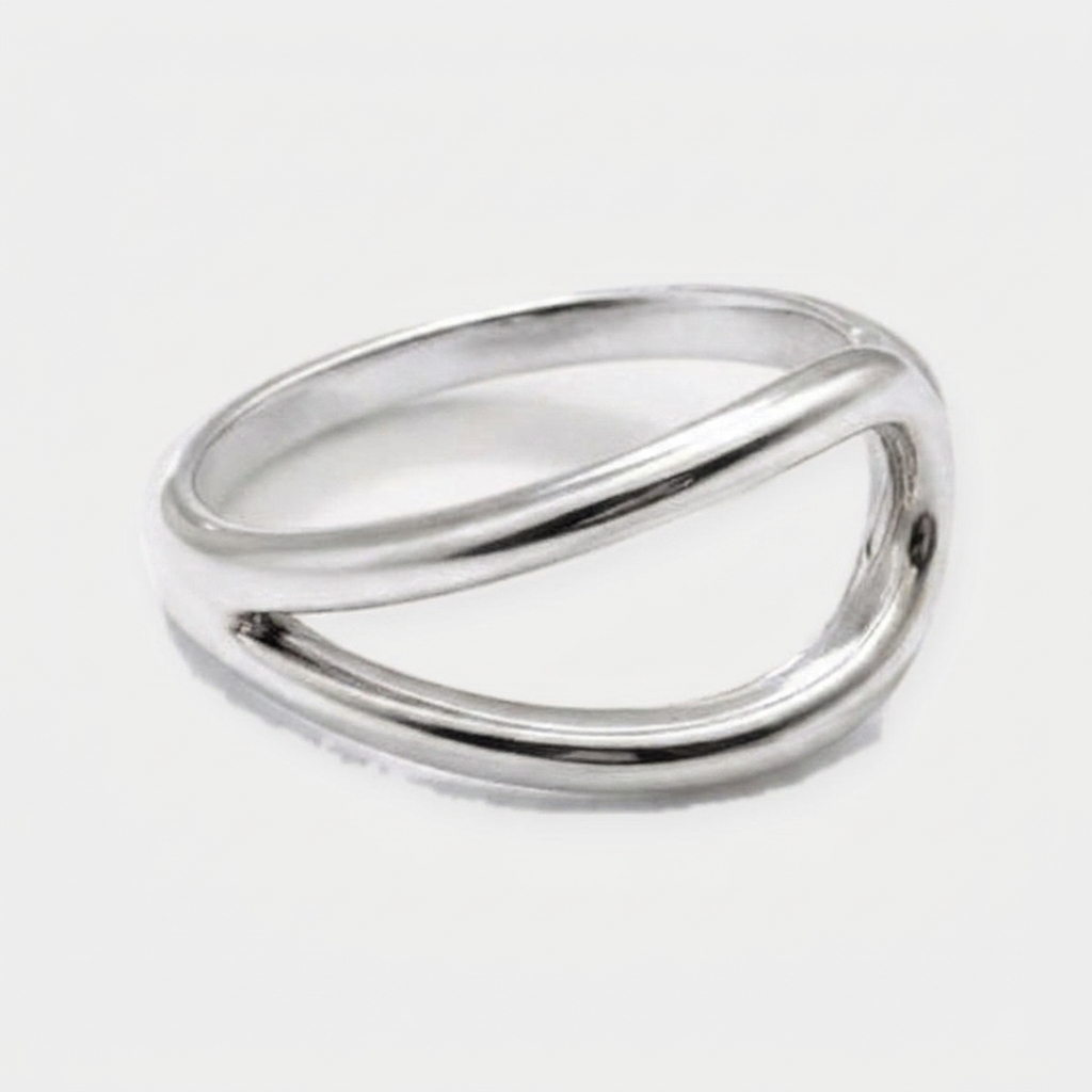 Nahele Curve Ring — Silver