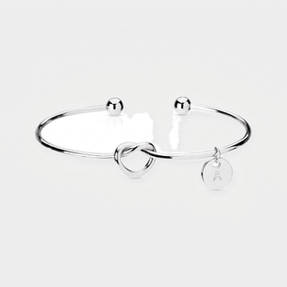 Rosa® Infinity Bangle Bracelet — Silver