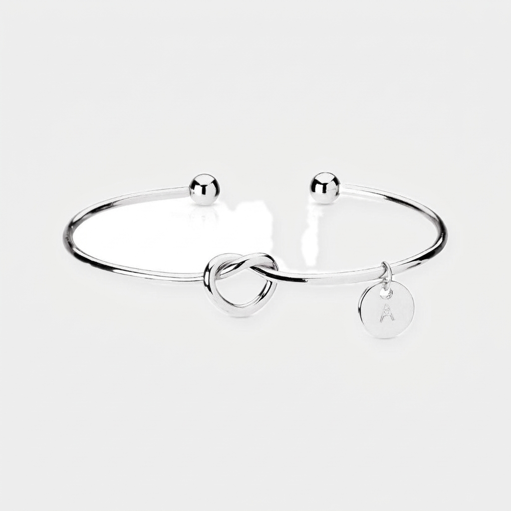 Rosa® Infinity Bangle Bracelet. — Silver